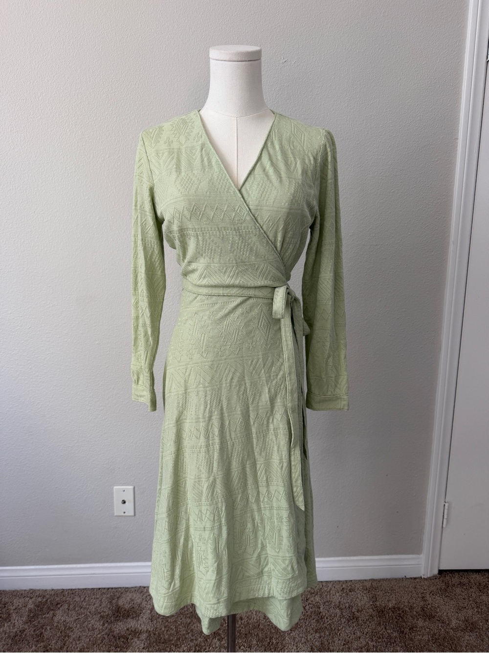 Double RL Cotton Wrap Dress